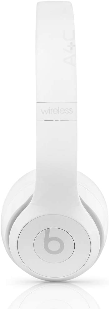 Beats Solo3 Wireless On-Ear Headphones with Apple W1 Chip - Gloss White (Bluetooth, Noise Isolating) for Gym, Travel & Music Lovers