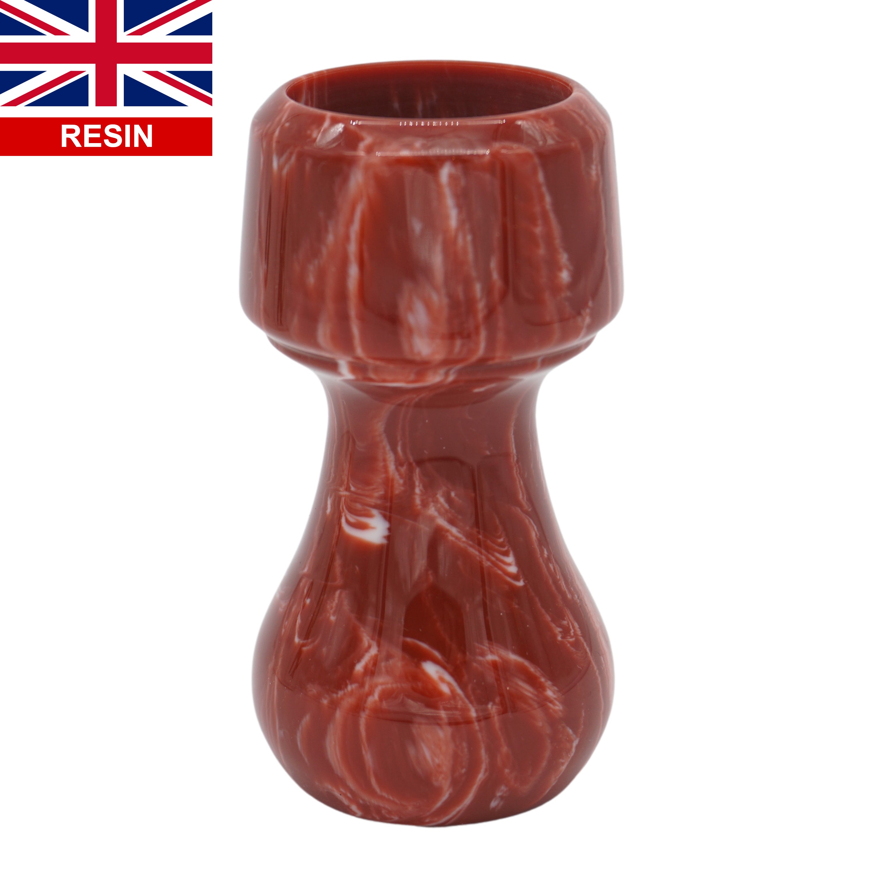 Premium Handmade Strawberry Cream Shaving Brush Handle - Fits 24mm & 26mm Knots - Perfect for Wet Shaving & Grooming Gifts for Men