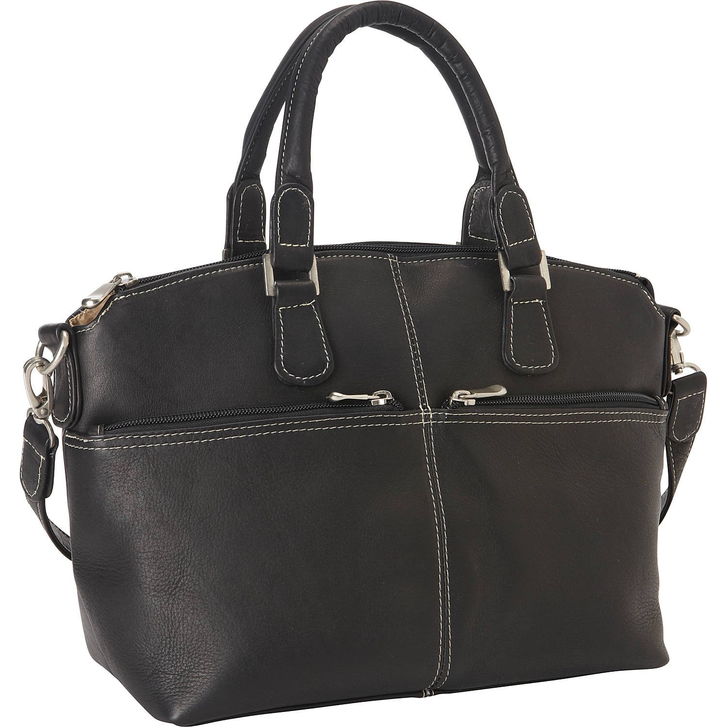 Le Donne Classic Satchel Bag - Premium Colombian Vaquetta Cowhide Leather Handbag for Women | Work, Travel & Everyday Use