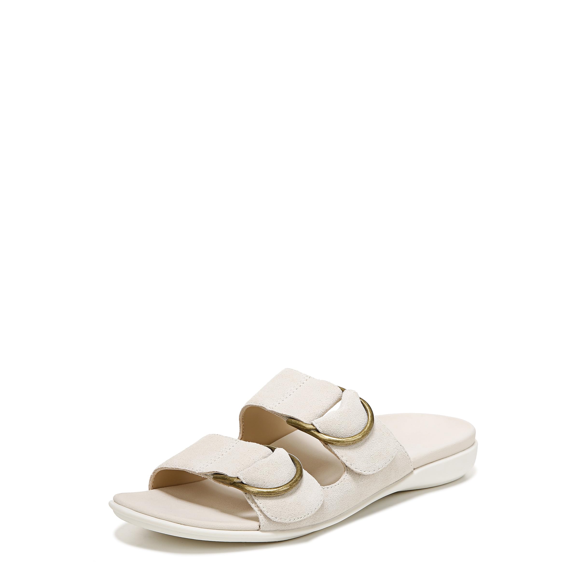 Vionic Women's Mirage Corlee Casual Slip-On Slide Sandals with Orthotic Arch Support - Comfortable Supportive Ladies Sandals for Walking, Travel & Everyday Wear