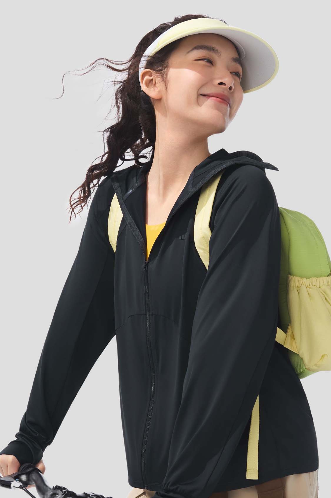 Lush Women's Cooling Loose Sun Jacket UPF100+ UV Protection Lightweight Breathable Summer Cover-Up for Beach, Pool & Outdoor Activities