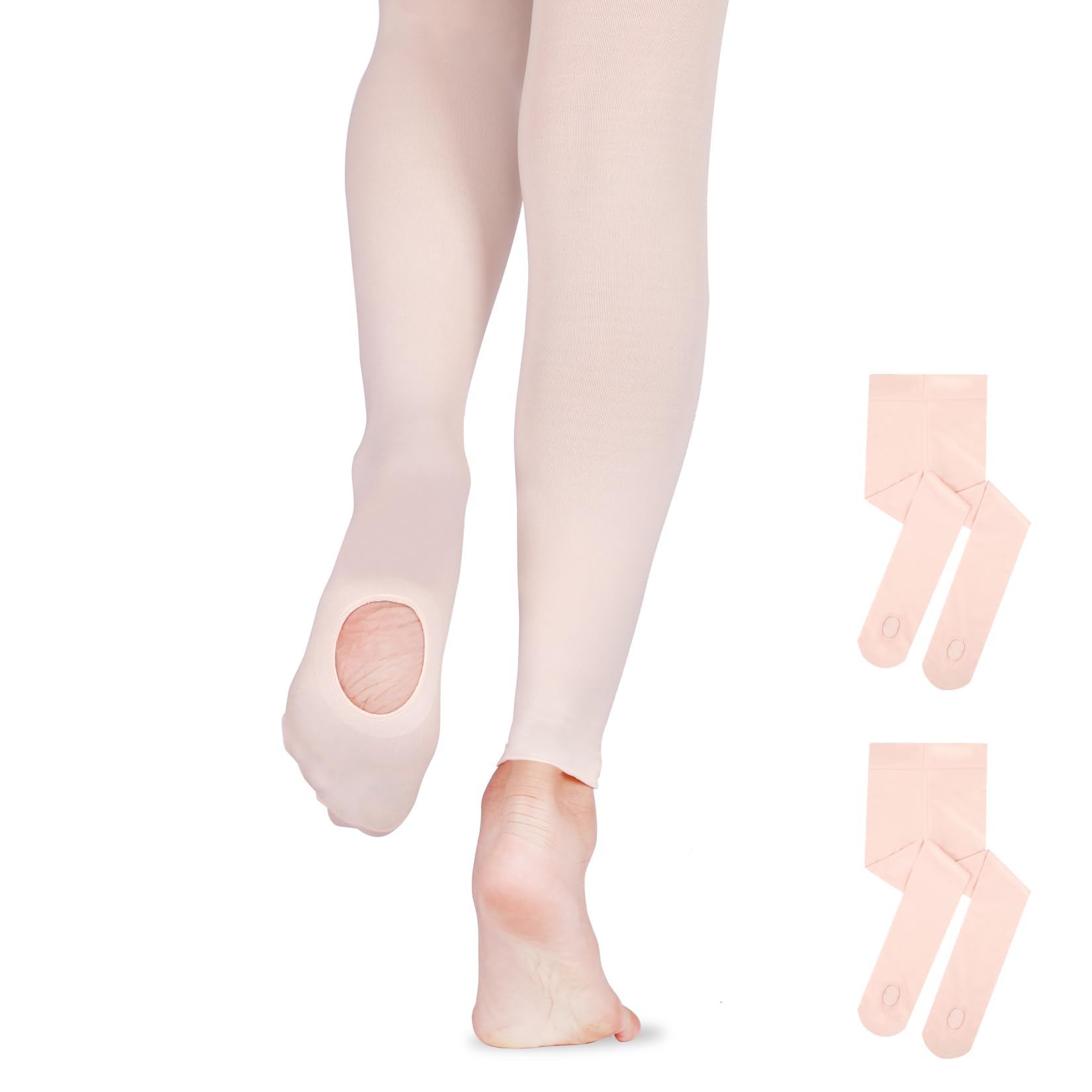 HiDance Women's Ballet Dance Tights - Ultra Soft Convertible Footed Tights for Ballet, Jazz & Contemporary Dance | Perfect for Dance Class, Performance & Practice