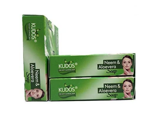 Natural Antiseptic & Moisturizing Bath Soap with Aloe Vera & Neem for Smooth, Soft Skin - 75g (Pack of 3) | Ideal for Daily Cleansing, Sensitive Skin Care & Post-Workout Refreshment