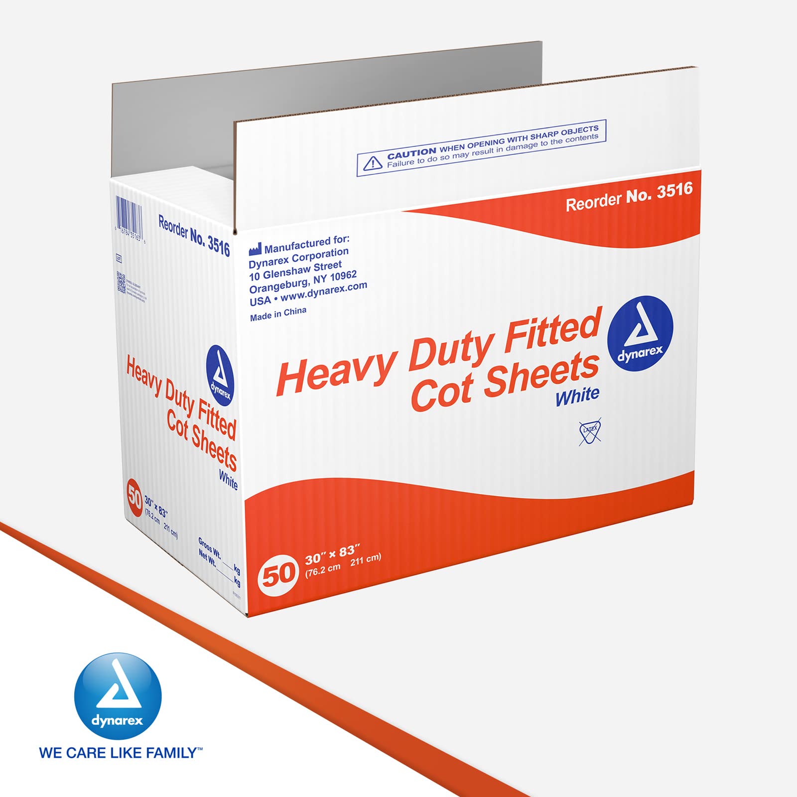 Dynarex Disposable Bed Sheets - 30x83 Inch Waterproof Medical Cot Covers for Mattress, Stretcher & Gurney - Breathable Non-Woven Fabric Fitted Sheets (50 Count) - Ideal for Hospitals, Clinics & Home Care Use