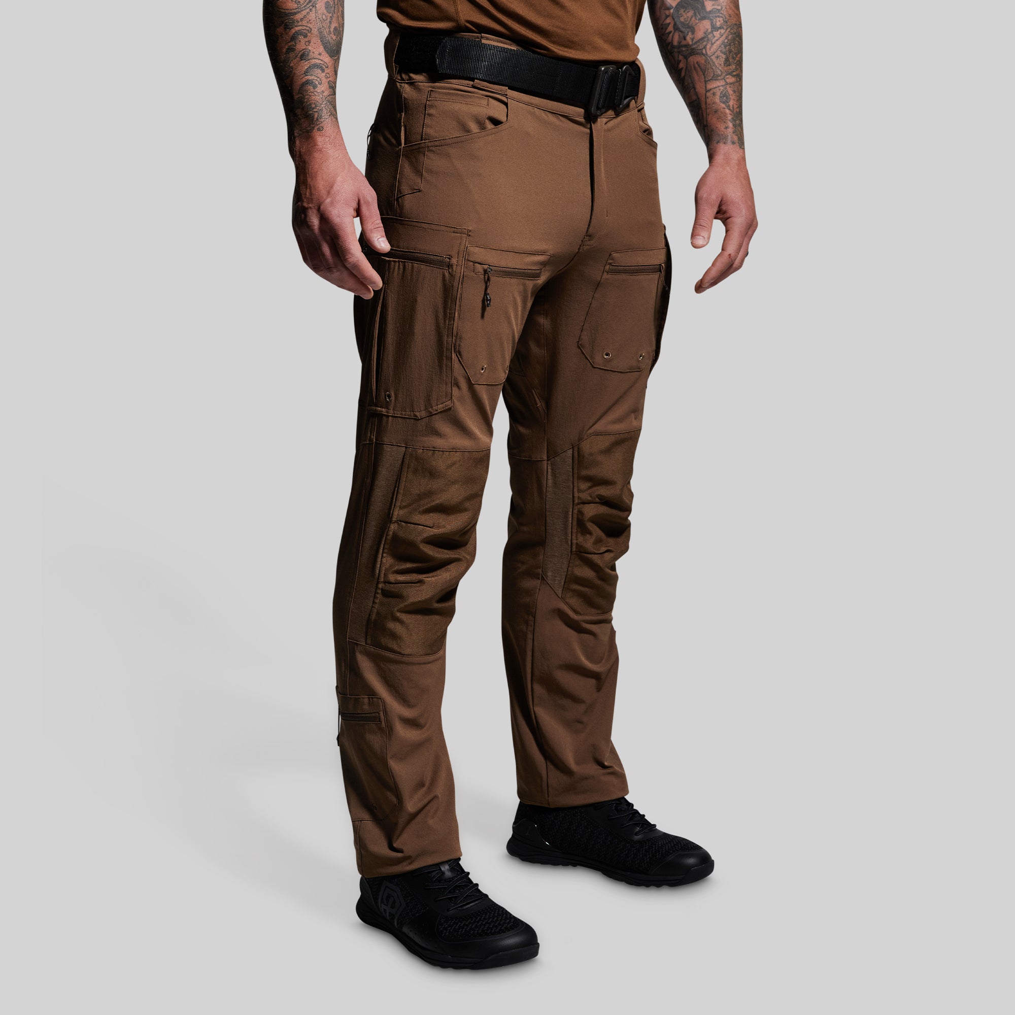Op Assault Tactical Pants - Coyote Brown - Durable Military Style Combat Pants for Outdoor Adventures, Airsoft & Tactical Training