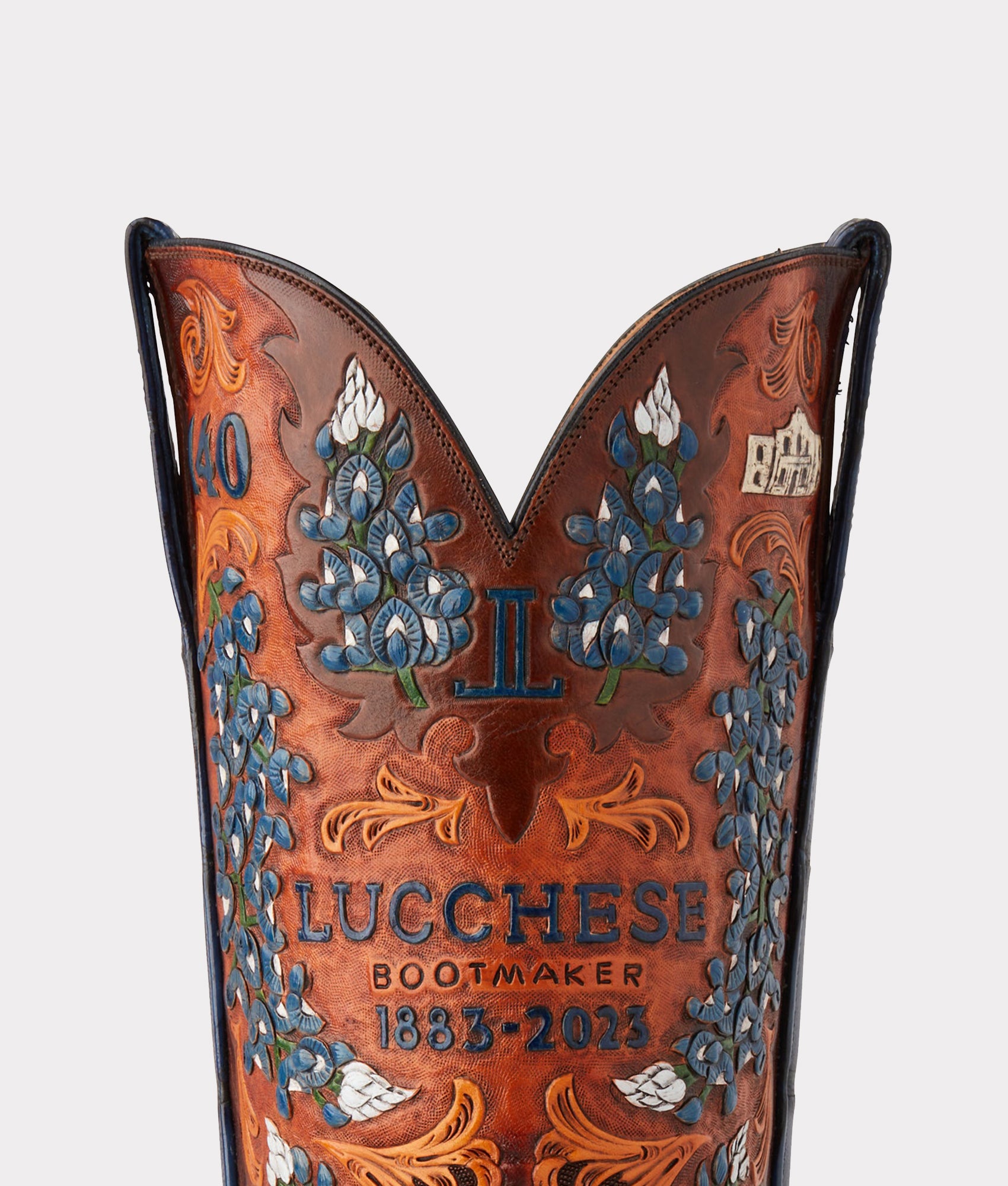 Women's Bluebonnet 140th Anniversary Boot in Cavalry Blue - Vintage Western Style Cowgirl Boots for Country Dancing & Rodeo Events