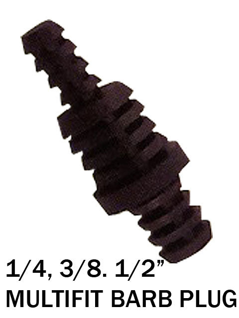 Nylon Barb Plug Set - 1/4