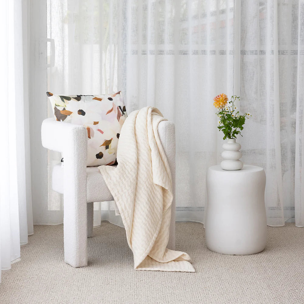 Ambrosia Square Cushion 50x50cm - Soft Decorative Throw Pillow Cover by Bambury for Sofa, Bed, Living Room & Home Decor