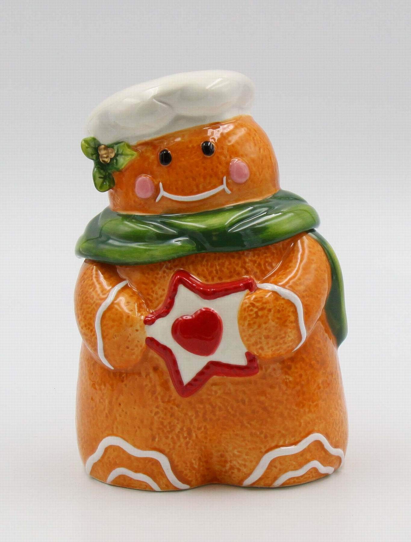 Cosmos Gifts Gingerbread Man Candy Box - Red, Green, White & Brown Colors | Christmas Holiday Treats & Party Favors | Perfect for Gift Giving, Stocking Stuffers & Festive Celebrations