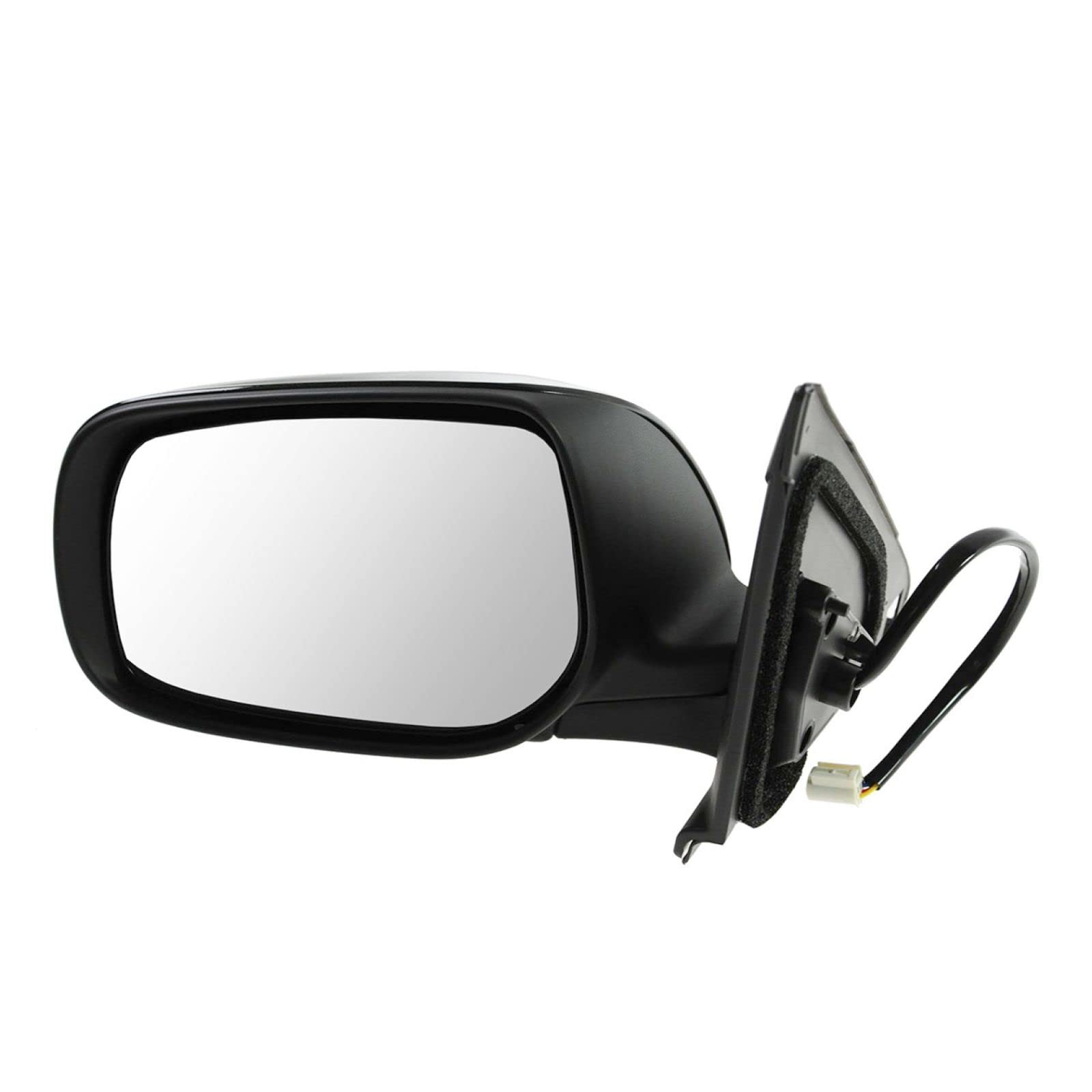 2009-2013 Toyota Matrix Left Side Driver Mirror Replacement - Gloss Black Non-Heated TO1320248 | Perfect for Parking Safety & Urban Driving