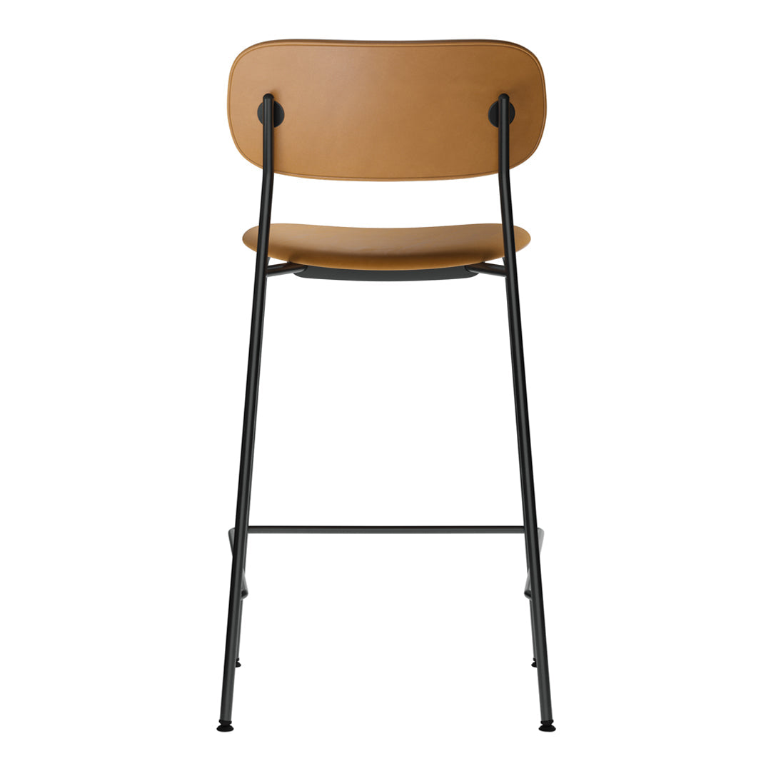 Modern Counter Stool with Full Upholstery - Comfortable Bar Height Seat for Kitchen Island, Breakfast Nook & Home Bar (Set of 2)