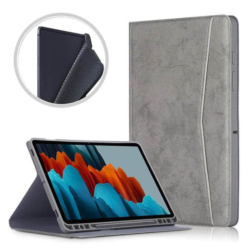 Premium Galaxy Tab S8 Plus X800 Smart Case with Pencil Holder - Luxury Protective Cover for Work, Study & Entertainment - Perfect for Business Professionals & Students