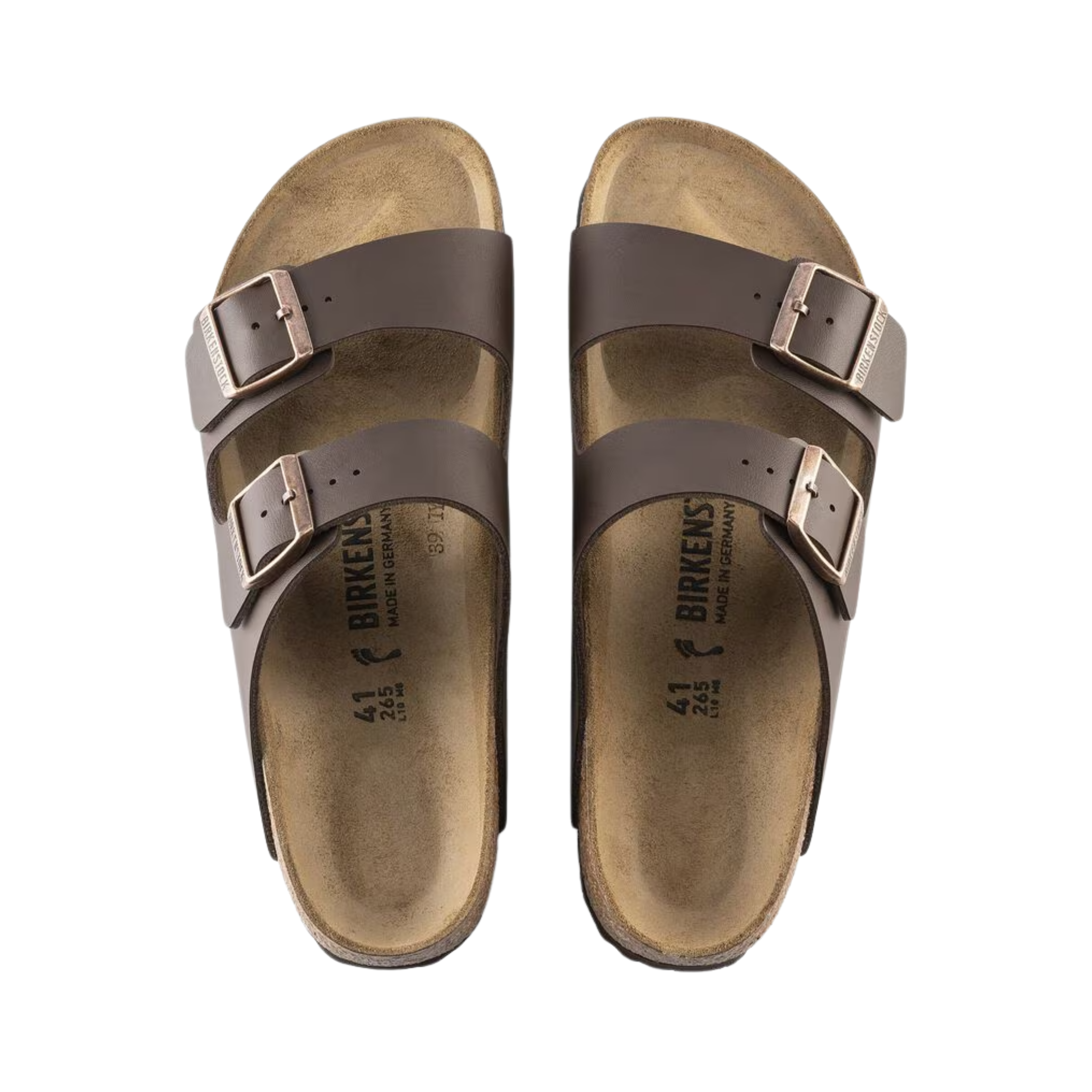 Women's Arizona Birko-Flor Sandals in Dark Brown - Comfortable & Stylish for Casual Wear, Beach, and Summer Outfits
