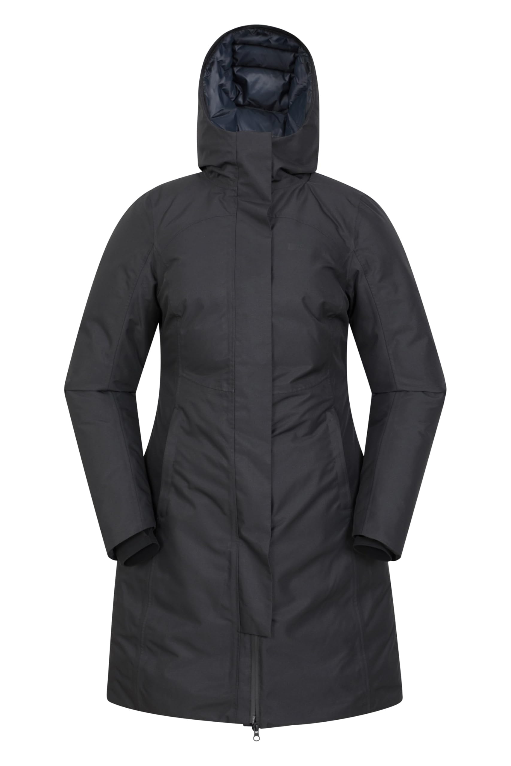 Mountain Warehouse Women's Polar Hybrid Long Padded Jacket - Waterproof Winter Coat for Hiking, Skiing & Outdoor Activities