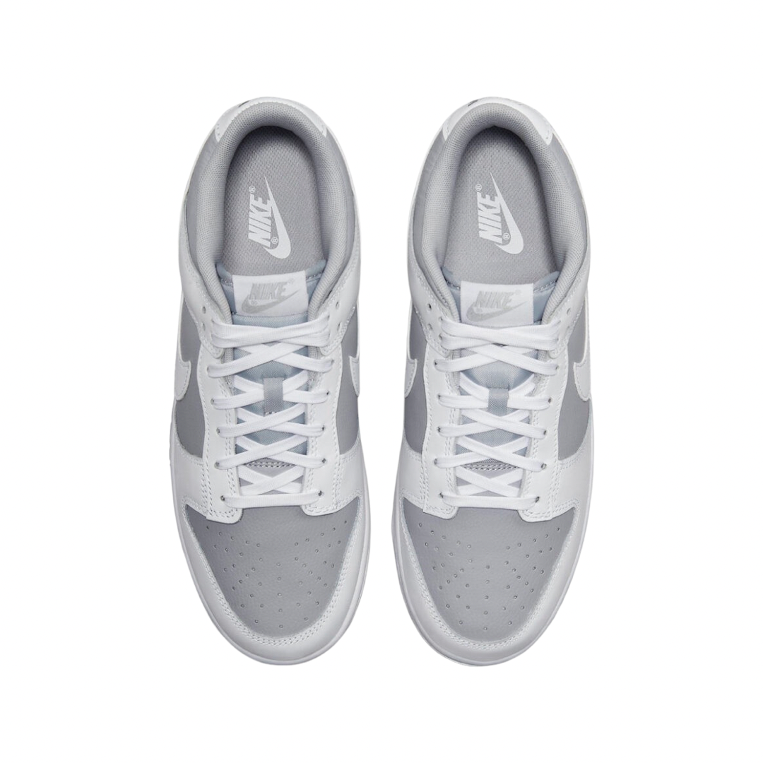 Nike Dunk Low Retro Sneakers - Wolf Grey & White Colorway | Men's & Women's Casual Shoes for Streetwear & Everyday Fashion