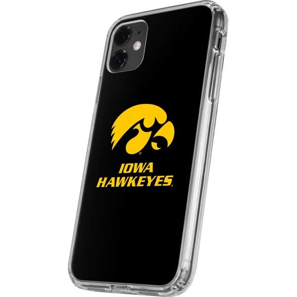 Official University of Iowa Hawkeyes iPhone 11 Clear Phone Case - Durable Protective Cover with Slim Fit Design for Daily Use, School, and Game Days