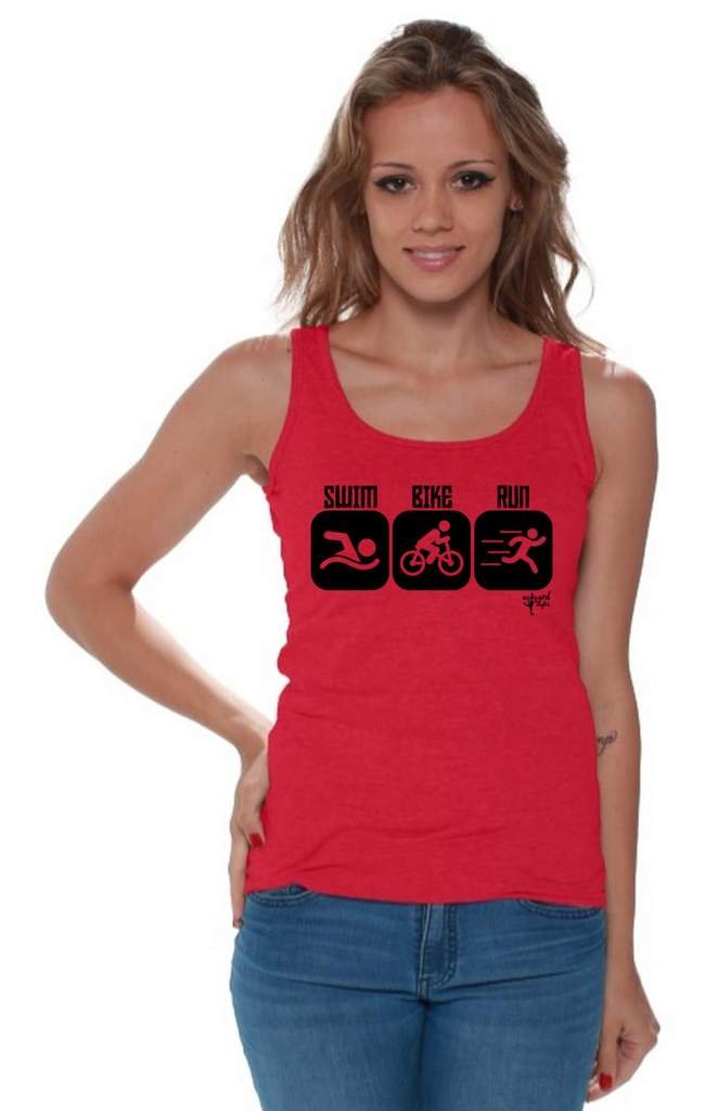Awkwardstyles Women's Triathlon Tank Top - Breathable Quick-Dry Workout Shirt for Swimming, Cycling & Running | Perfect for Training & Competitions