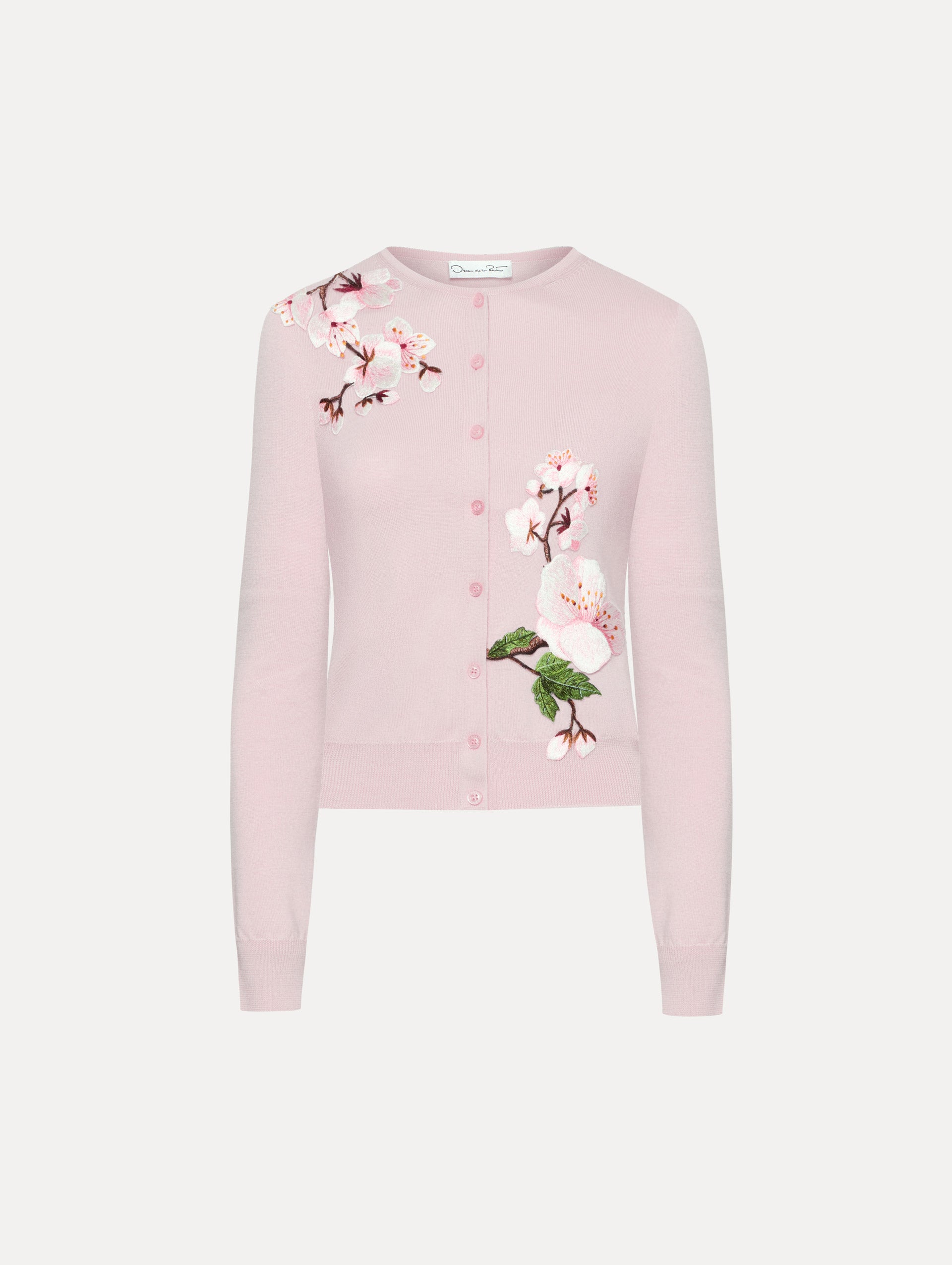 Cherry Blossom Embroidered Cardigan for Women - Floral Lace Knit Sweater | Perfect for Spring Outfits & Casual Wear