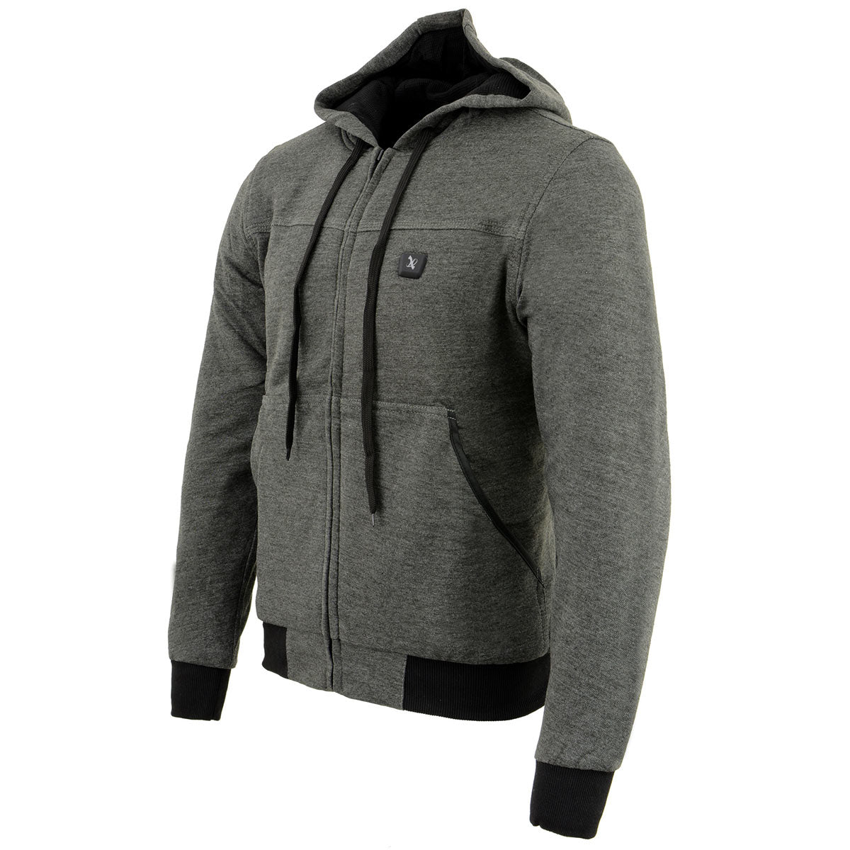 Men's Heated Fleece Hoodie Jacket - Battery Powered Winter Warm Coat for Outdoor Activities, Camping & Hiking