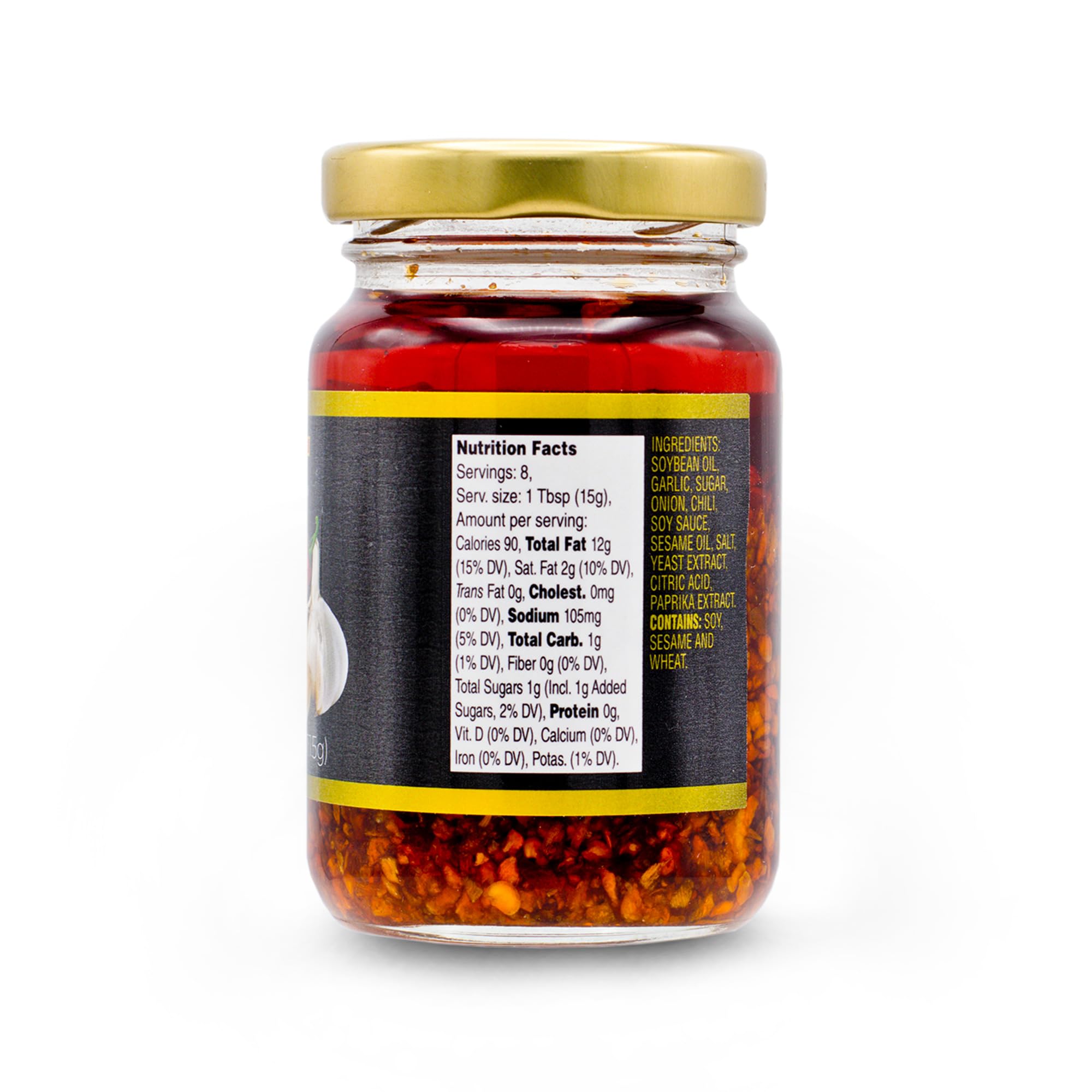 **Polar Crunchy Garlic Chili Sauce 4.03oz (Pack of 1) – Extra Crispy Chili Oil, Umami Topping – Vegan, No MSG – Perfect for Noodles, Dumplings, Rice & Stir-Fry**