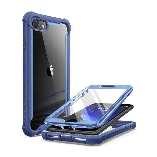 iBLASON iPhone SE 2022 Case - Shockproof Rugged Clear Bumper Cover with Military-Grade Protection | Perfect for Outdoor Activities, Work & Daily Use