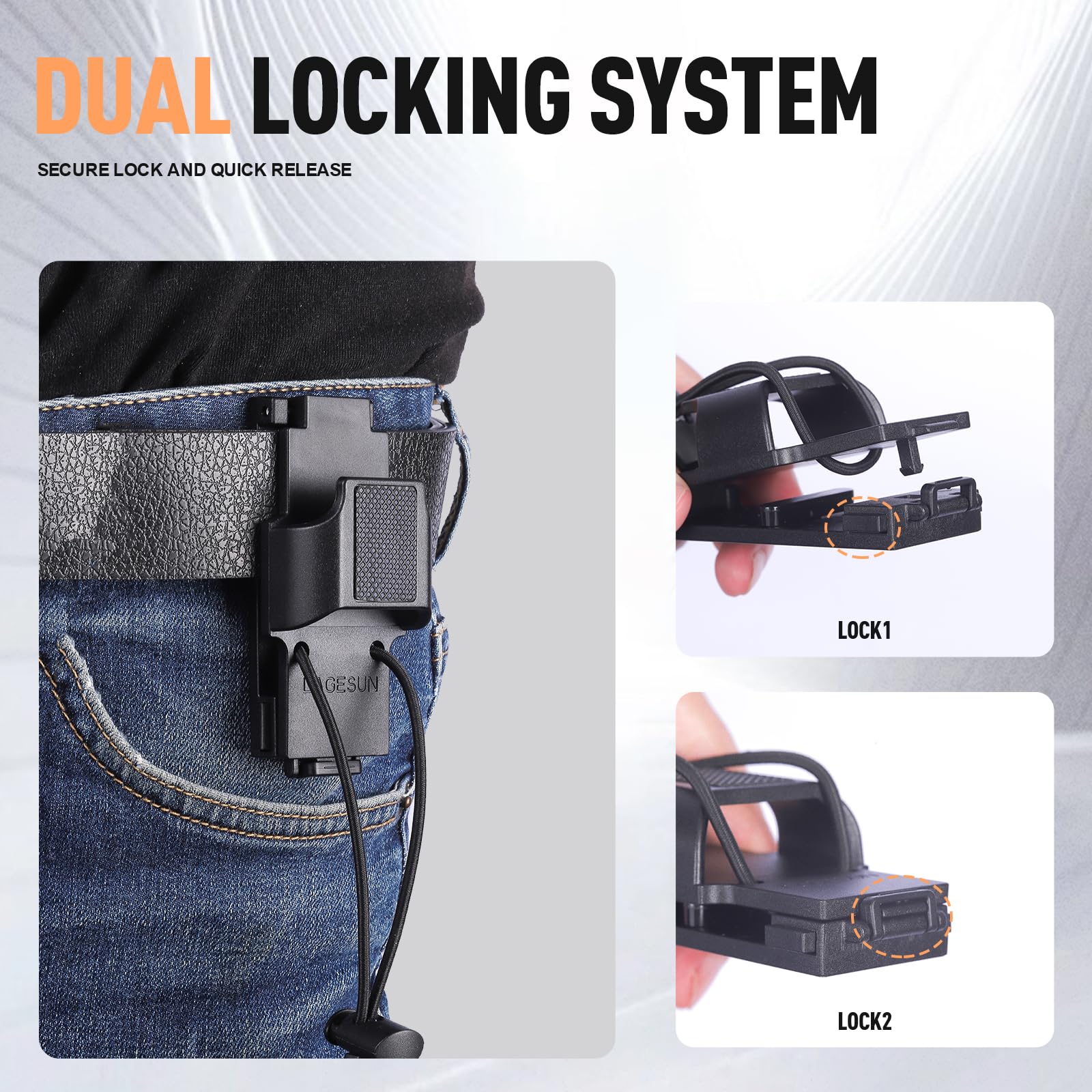 Universal Radio Belt Holster - Adjustable 1.5