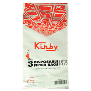 Kirby Style No.2 Vacuum Cleaner Bags (3 Pack) - Compatible with Kirby Vacuums - Perfect for Home Cleaning & Pet Hair Removal