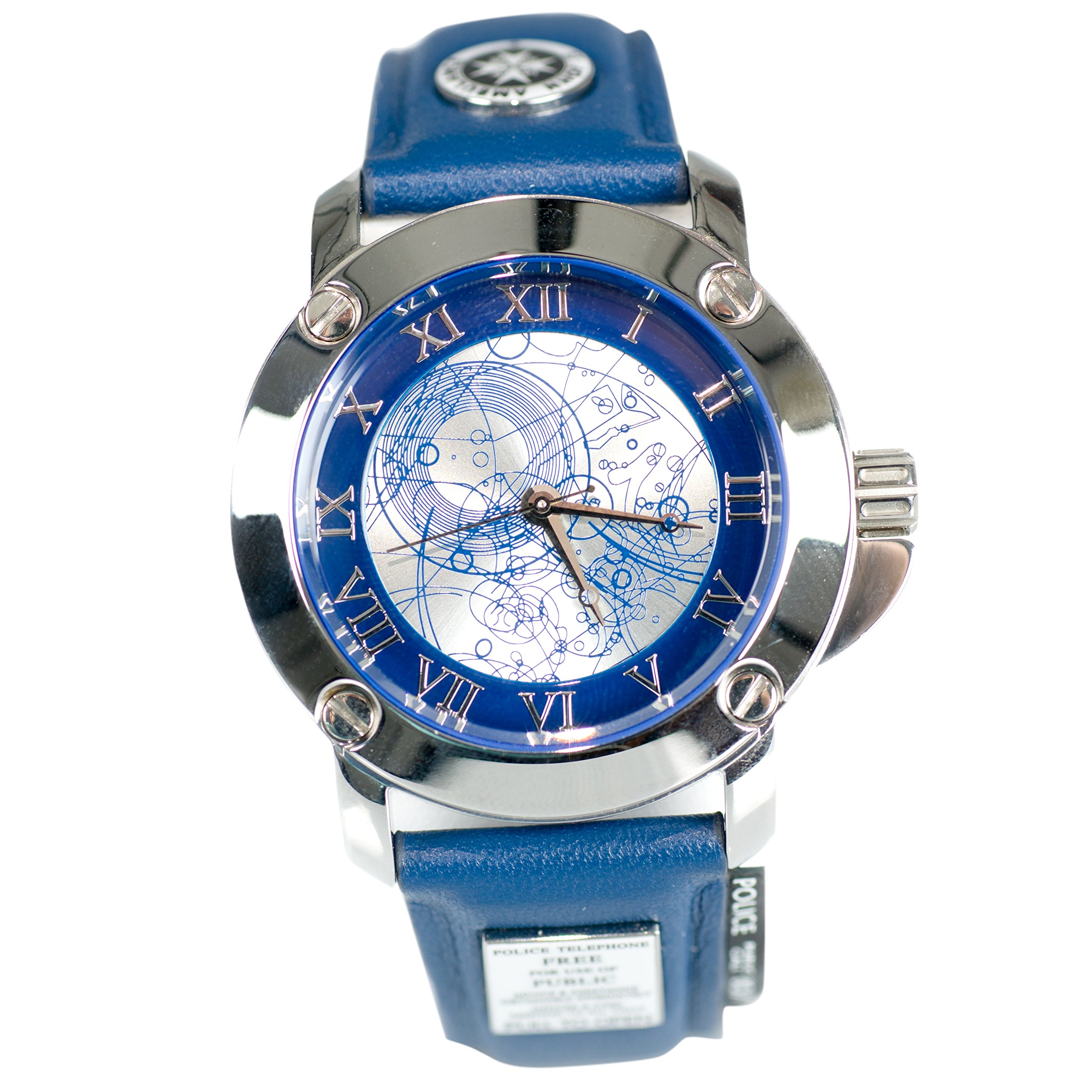 Doctor Who Ladies Deluxe Tardis Analog Watch - Genuine Leather Band & Stainless Steel Case with Display Box | Perfect Gift for Sci-Fi Fans & Collectors | Great for Cosplay, Conventions & Everyday Wear