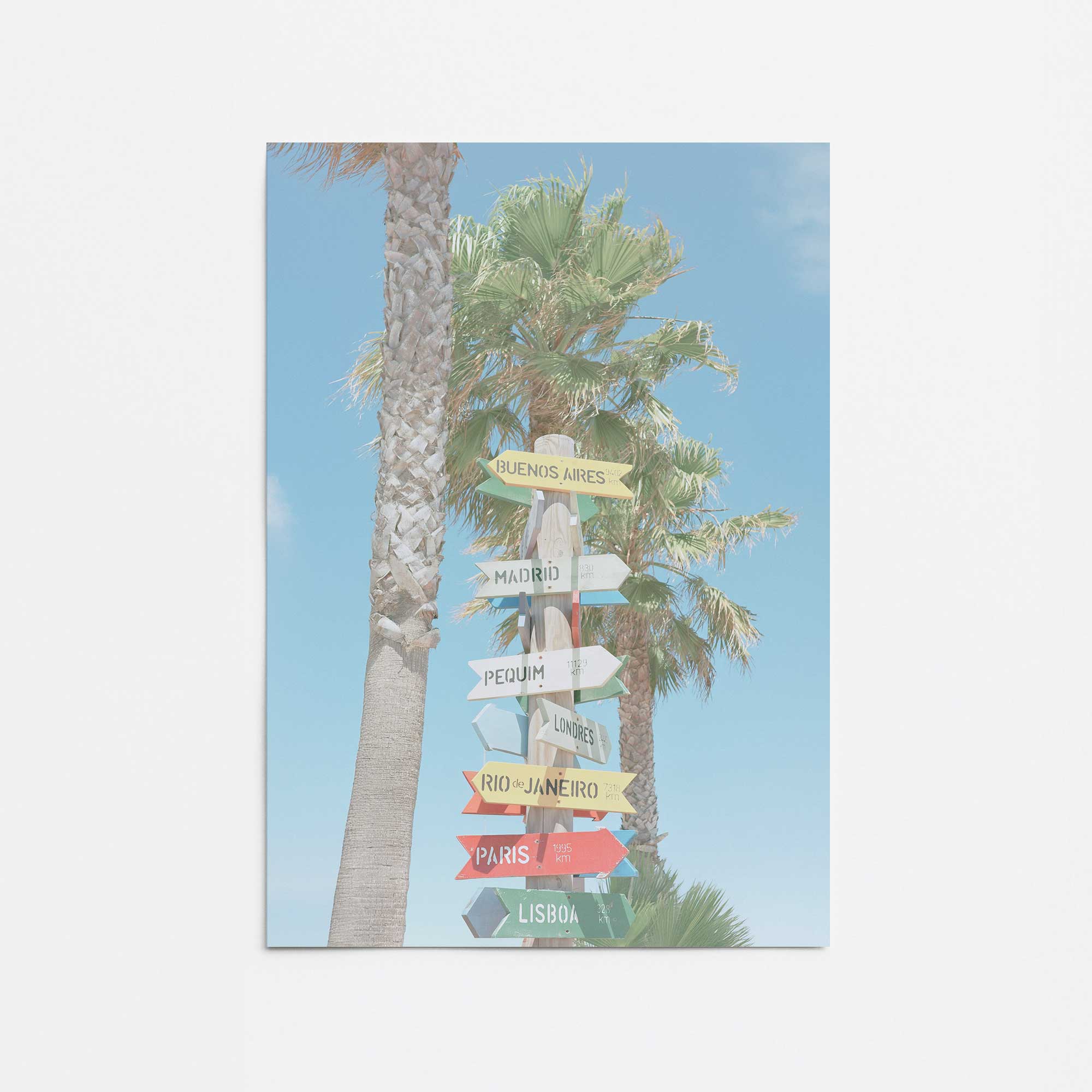 Direction to Daydreams Print - Inspirational Wall Art for Home & Office Decor | Perfect for Living Room, Bedroom, or Gift Giving