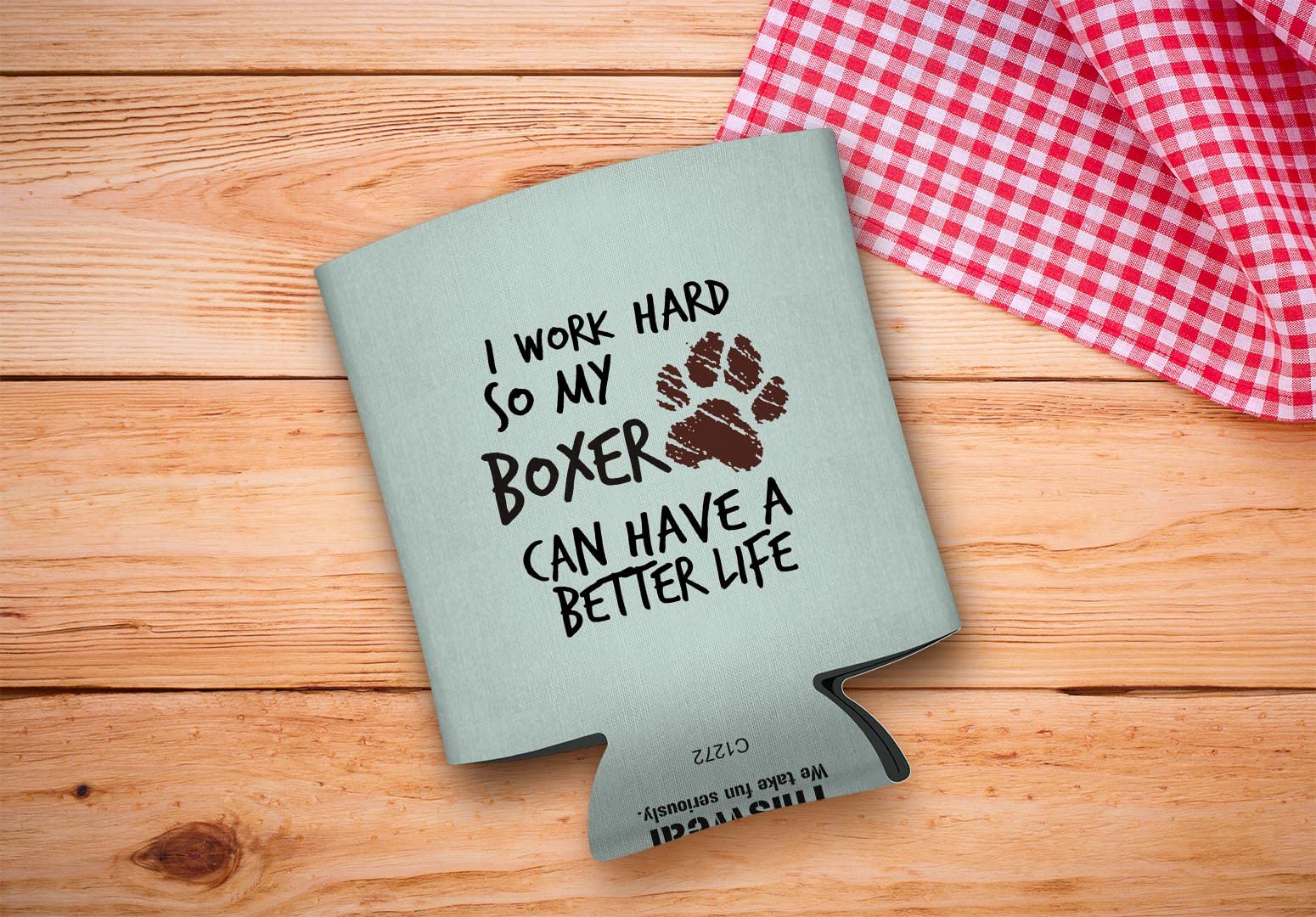 96-Pack Paw Print Can Coolers for Beer & Soda - Perfect Gifts for Dog Lovers & Boxer Owners - Keep Drinks Cold at BBQs, Parties & Outdoor Adventures