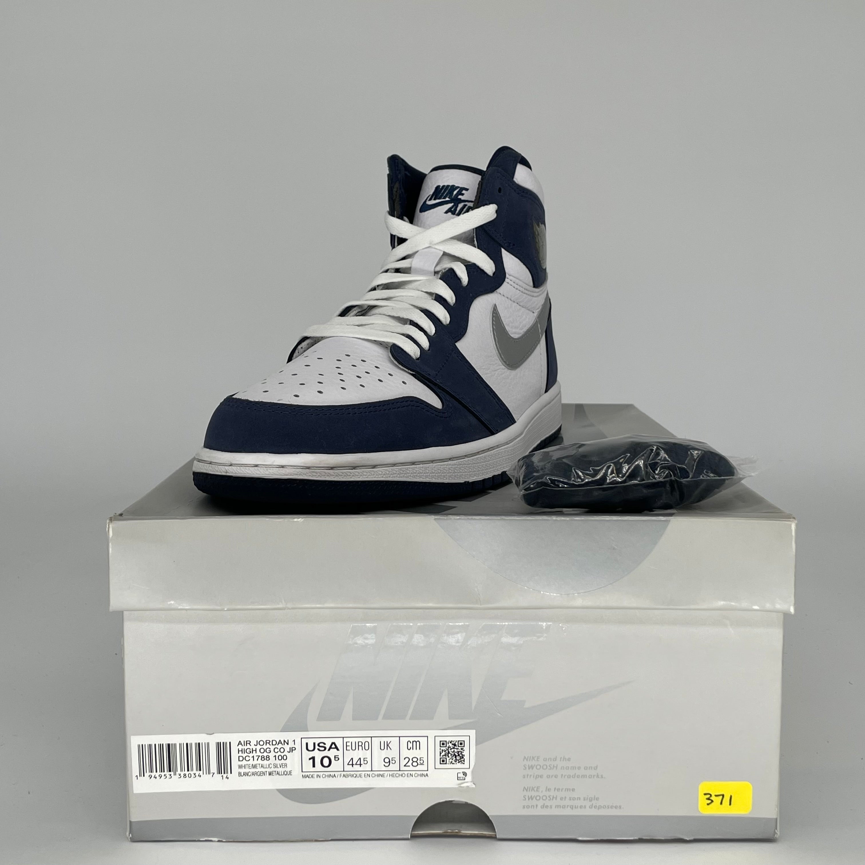 AIR JORDAN 1 CO JAPAN MIDNIGHT NAVY - Men's Basketball Shoes Size 10.5 (DC1788-100) - Authentic Retro Sneakers for Streetwear & Casual Fashion
