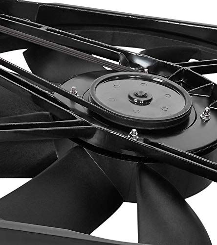 DNA MOTORING OEM-RF-0297 Direct Replacement Radiator Cooling Fan Assembly for 2000-2002 Mercedes-Benz S430/S500/CL500 & 2001 CL55 AMG - Black Factory Style Cooling Fan | Perfect for Engine Overheating Prevention & Summer Driving