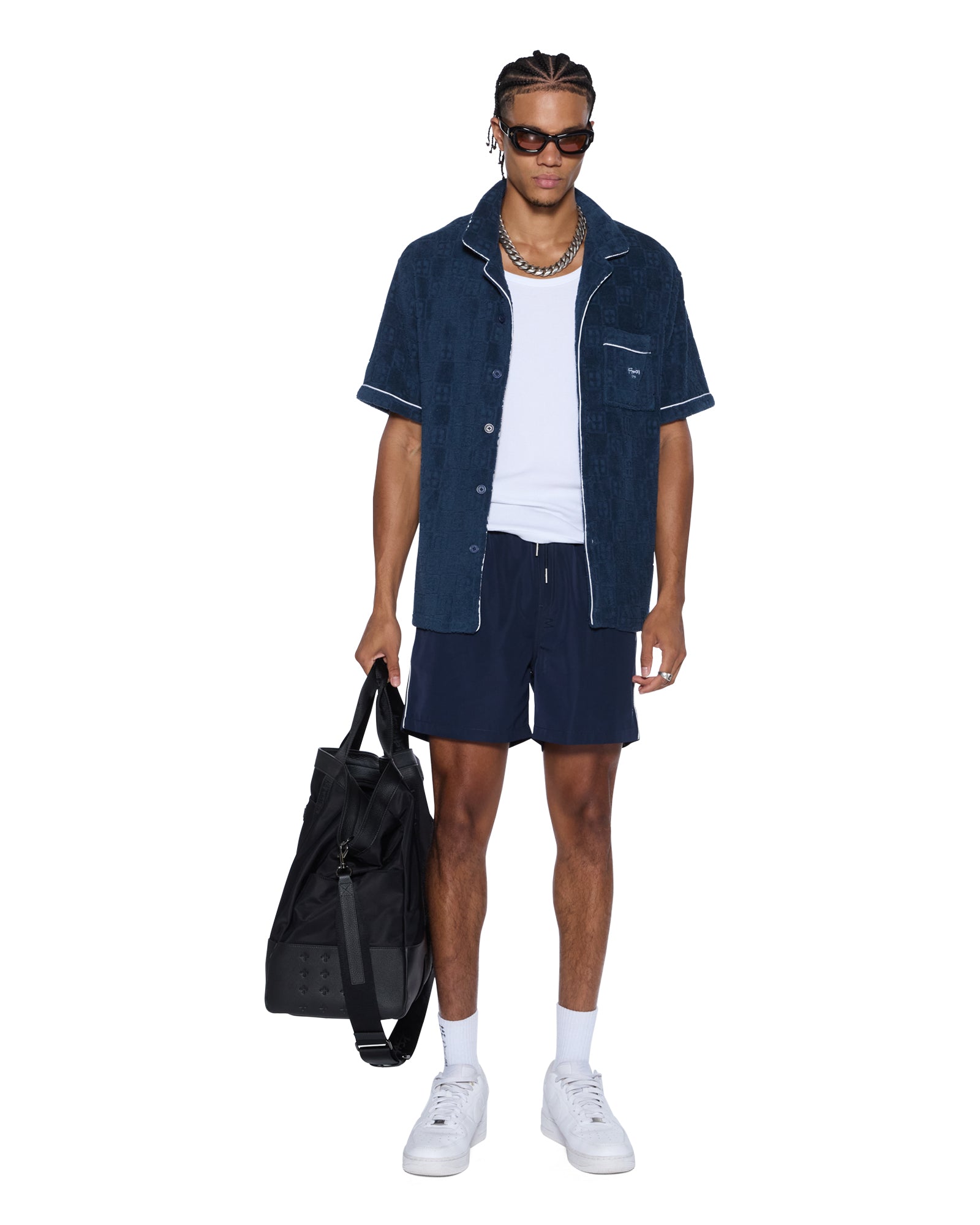 1999 Poolside Boardshorts for Men - Quick-Dry Swim Trunks with UPF 50+ Sun Protection - Perfect for Beach, Pool, and Summer Vacations