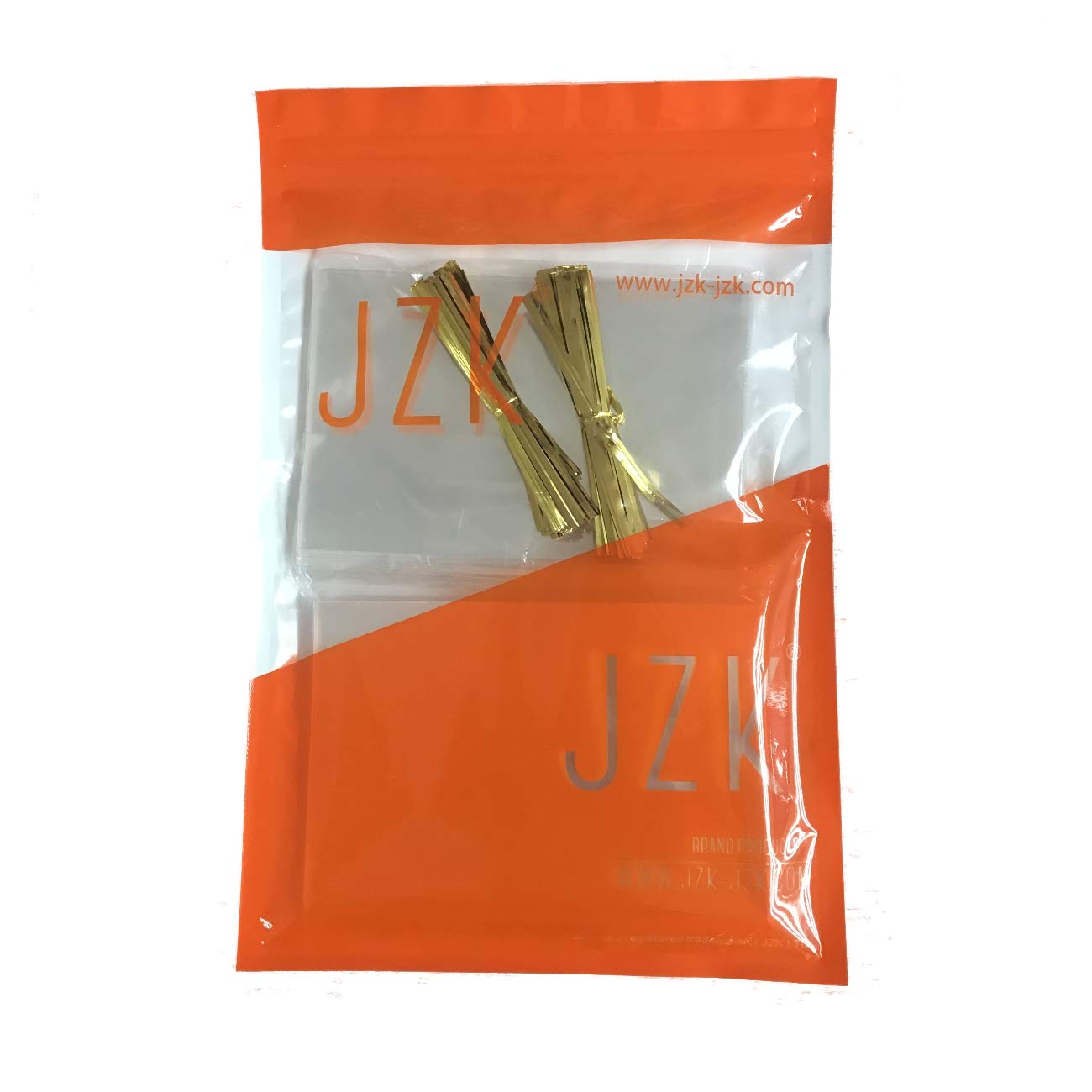 JZK 200 Clear Rectangle Cellophane Treat Bags with Ties for Candy, Snacks & Confetti - Perfect for Wedding Favors, Birthday Parties, Christmas, Halloween & Baby Showers