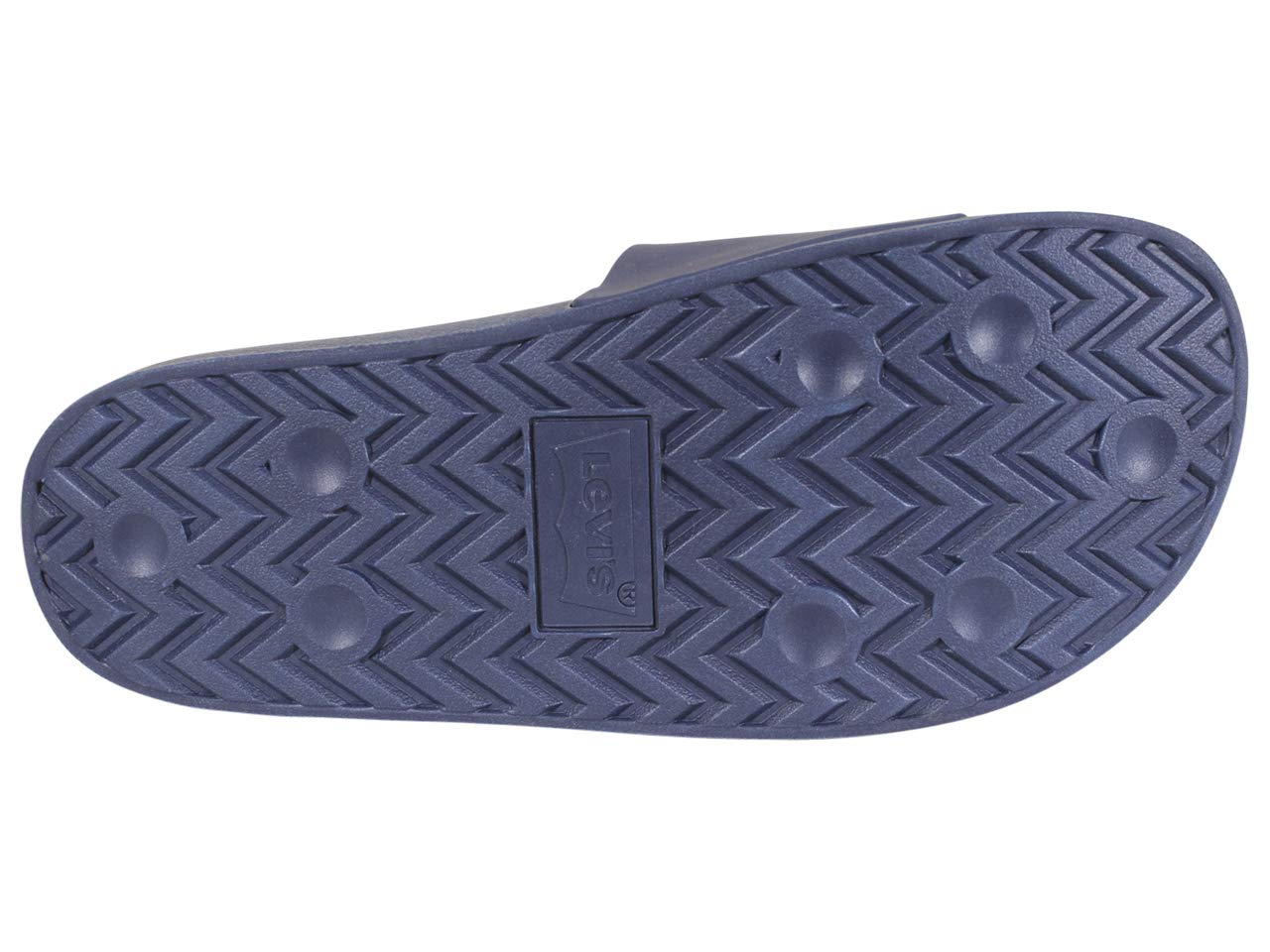 Levi's 3D Slides Navy Monochrome Men's Levis Logo Sandals Size 13 - Comfortable Beach Slides for Men, Perfect for Pool, Vacation and Summer Outdoor Activities