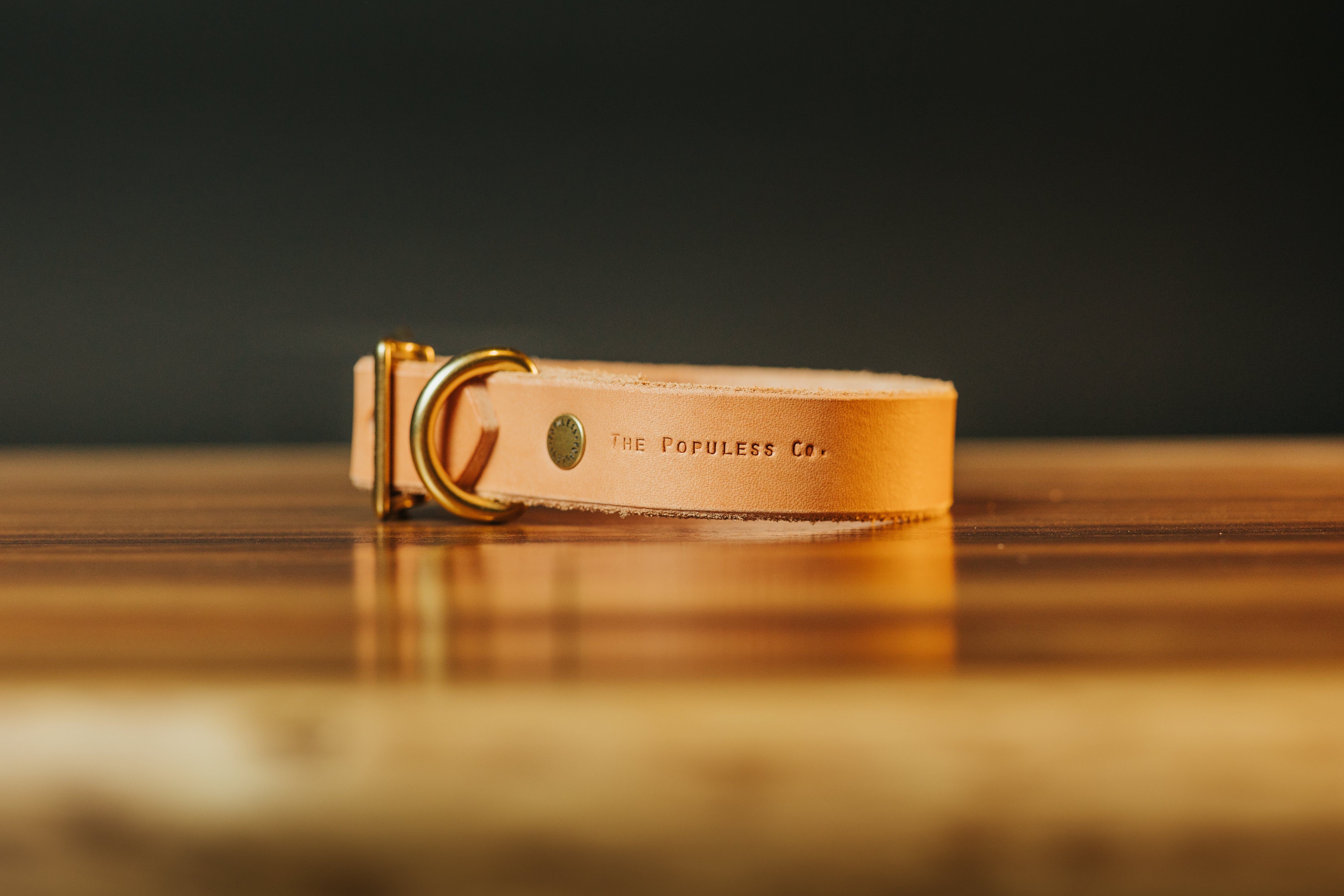 Premium Natural Leather Dog Collar for Small & Medium Dogs - Adjustable & Durable Pet Collar for Walking, Training & Outdoor Adventures