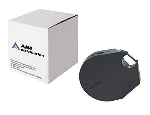 AIM Compatible Nashua 34140 MICR Black Printer Ribbons (6-Pack) - Works with Maverick 39-4920-01 - Financial Check Printing Supplies for Banks & Businesses