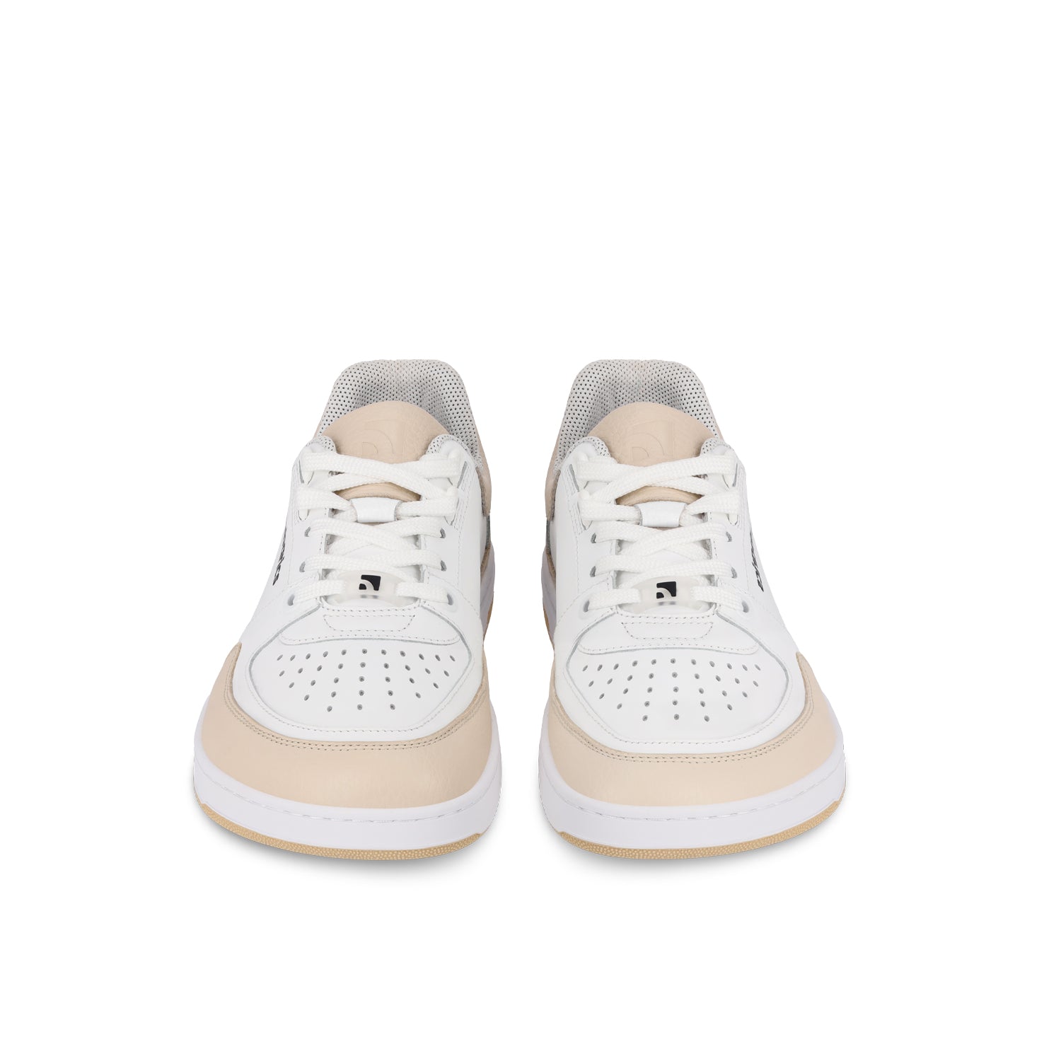 Barefoot Sneakers Barebarics Wave - White & Beige | Minimalist Zero Drop Shoes for Running, Walking & Gym | Lightweight & Flexible Barefoot Design