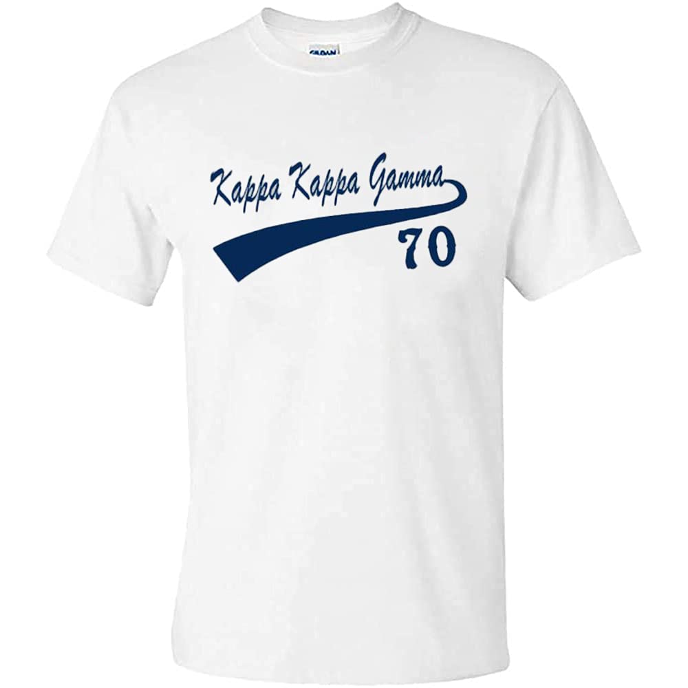 Kappa Kappa Gamma Tail T-Shirts | Comfortable Sorority Apparel for Greek Life & College Events | Perfect for Rush Week, Sisterhood Events & Campus Wear