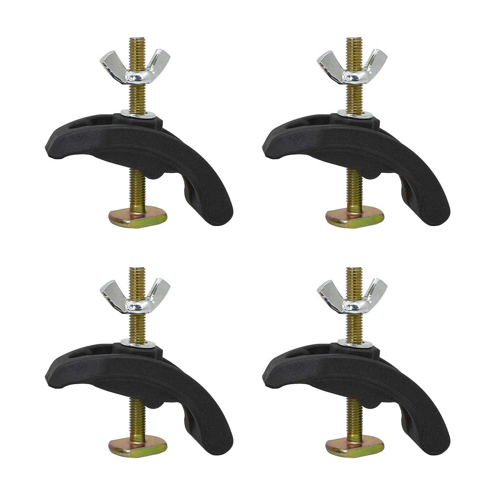 4 Pcs High Precision CNC Arcuate Press Plate Clamps - Engraving Machine Fixture Parts for T-Slot Work Tables | Durable Fastening Platen Router Accessories for Woodworking & Metalworking Projects