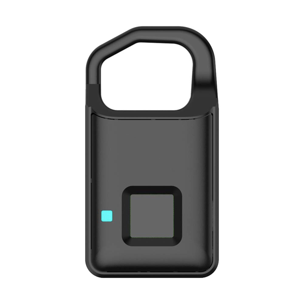 Smart Fingerprint Padlock - Keyless Entry, USB Rechargeable, Waterproof Security Lock for Golf Bags, Suitcases, Gym Lockers, Bikes, Drawers & Backpacks | Ideal for Travel, Sports & Daily Use