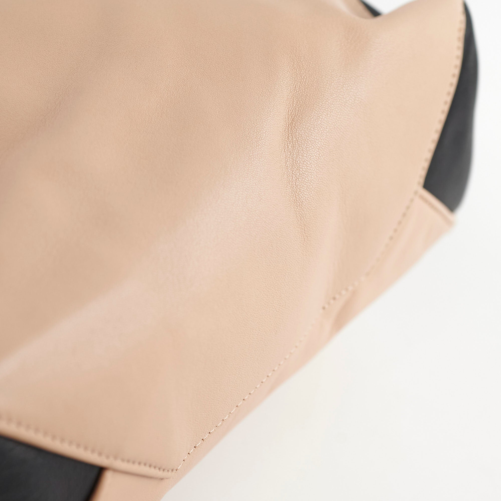 Celine Phantom Two-Toned Tote Bag in Nude & Black - Luxury Leather Handbag for Women, Perfect for Work, Travel & Everyday Use