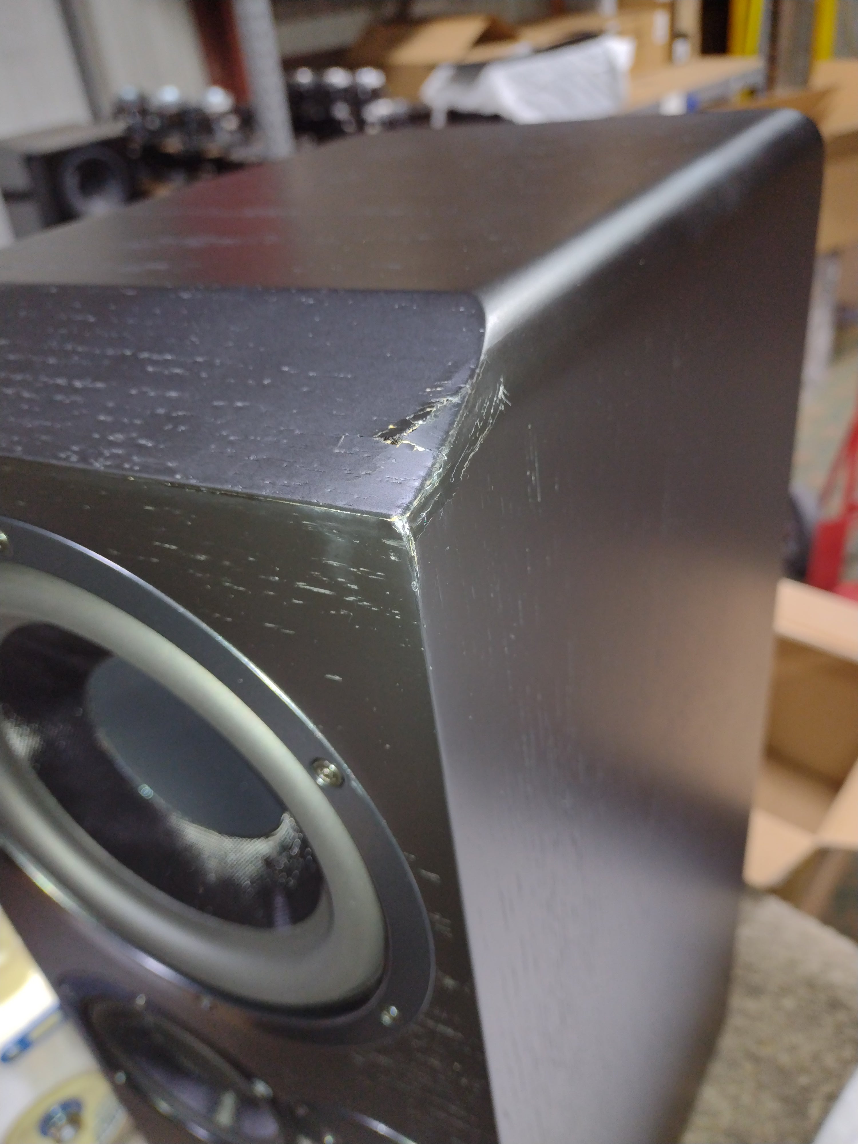 SVS Ultra Evolution Center Speaker - Black Oak Finish - Premium Home Theater Audio System for Movies & Music