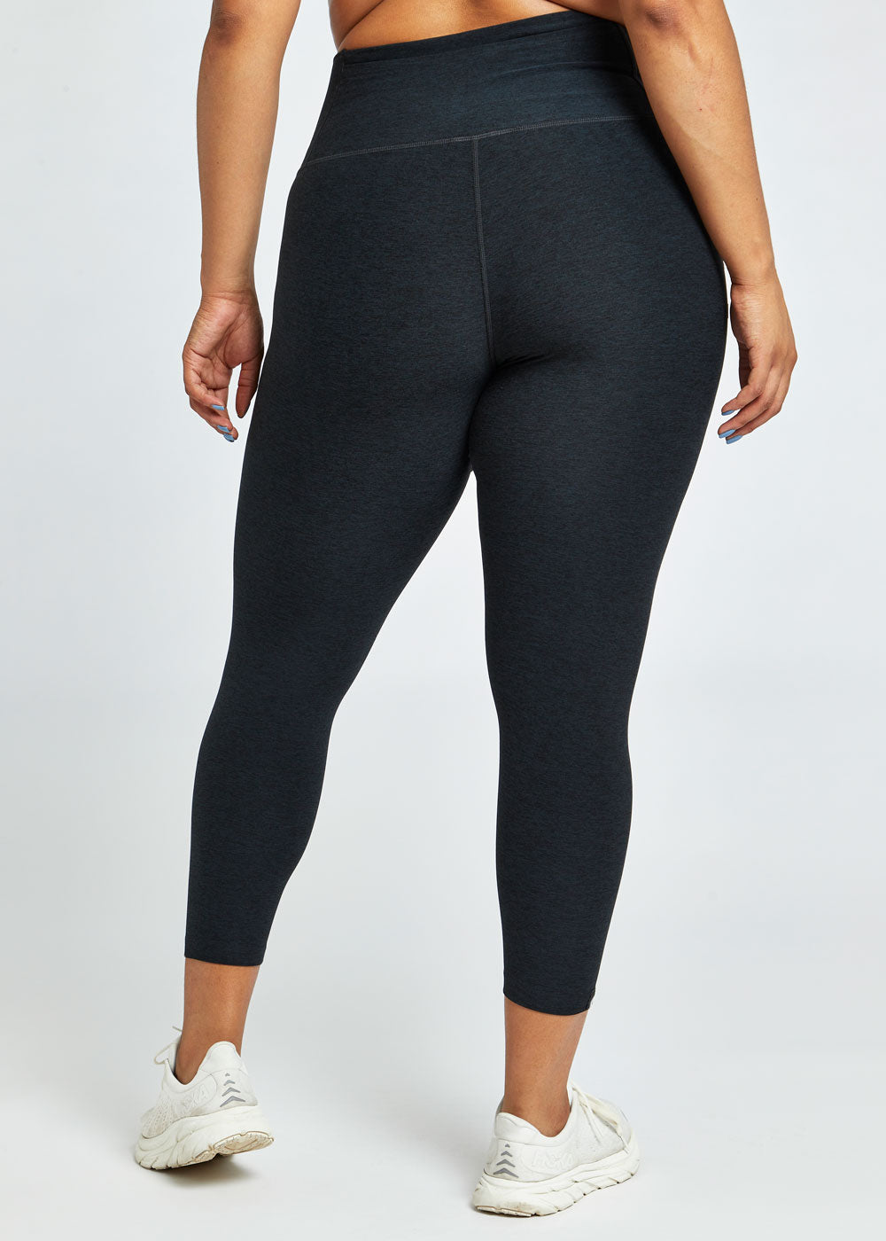 Lux Life High Waist 3/4 Yoga Tights for Women - Comfortable Workout Leggings for Running, Gym & Lounge Wear