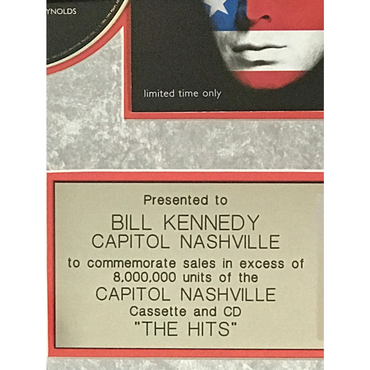 Garth Brooks The Hits RIAA 8x Multi Platinum Album Award - Official Music Collectible for Fans, Display & Home Decor, Perfect for Country Music Lovers & Memorabilia Collections