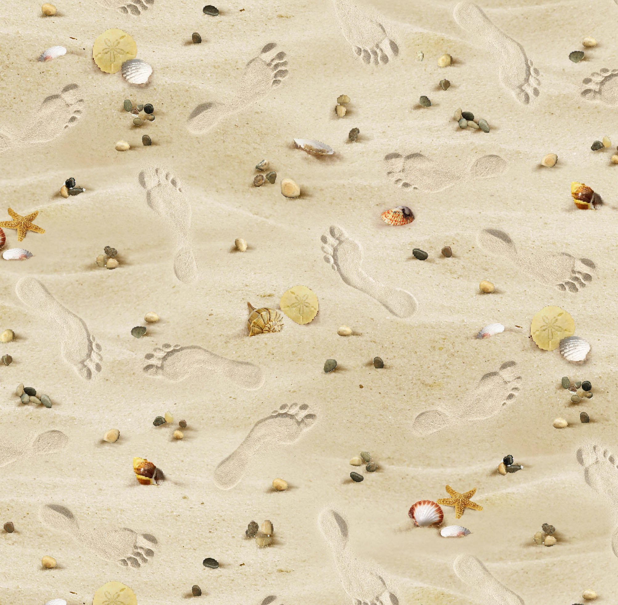 Children of The Sea Quilt Fabric by The Yard - 100% Cotton Starfish Print Fabric for Quilting, Sewing & DIY Crafts - Perfect for Beach-Themed Bedding, Home Decor & Baby Blankets