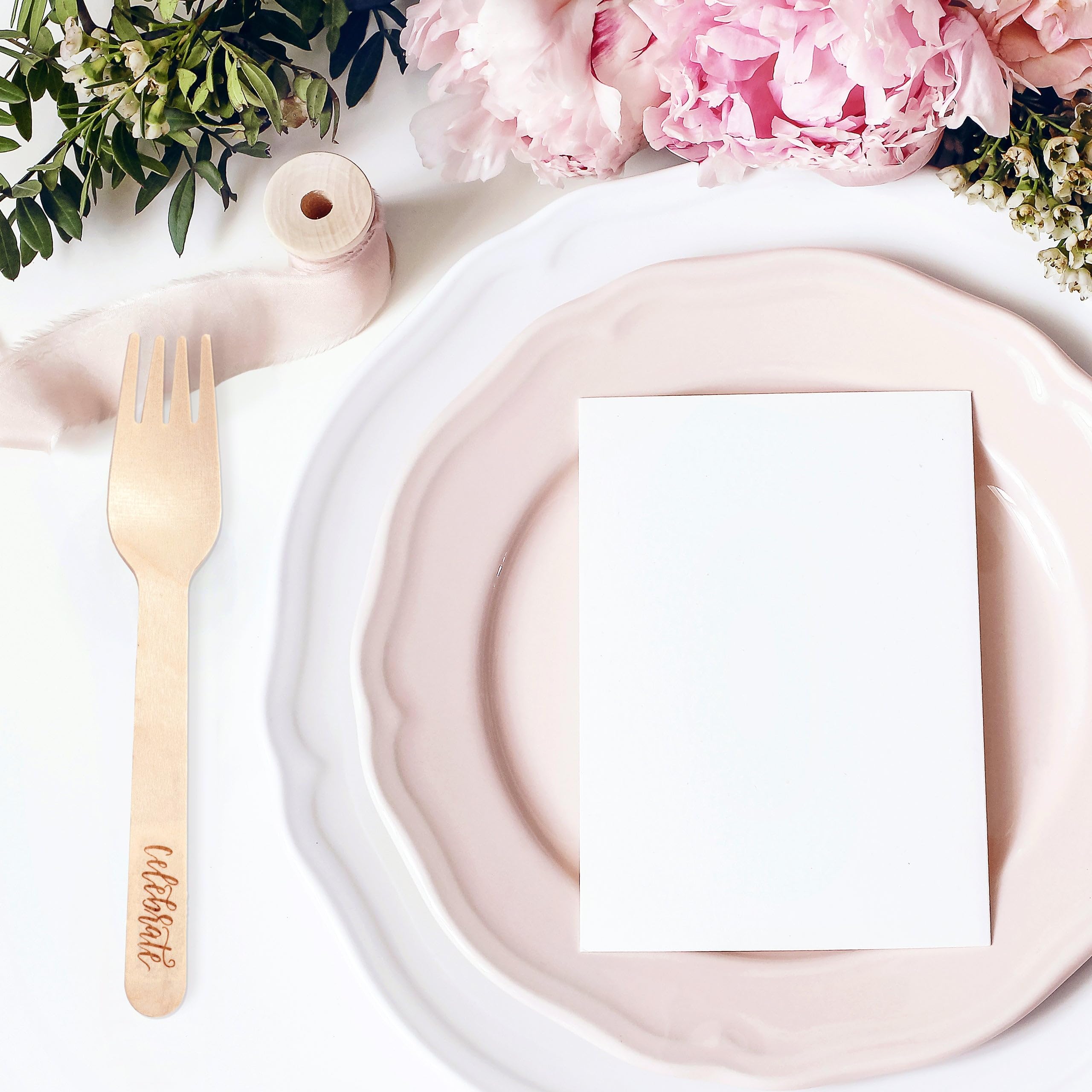 Eco-Friendly Disposable Forks - 100 Pack Biodegradable Compostable Cutlery for Birthday Parties, Weddings, Catering & Events | Plastic-Free Alternative for Sustainable Dining & Outdoor Picnics