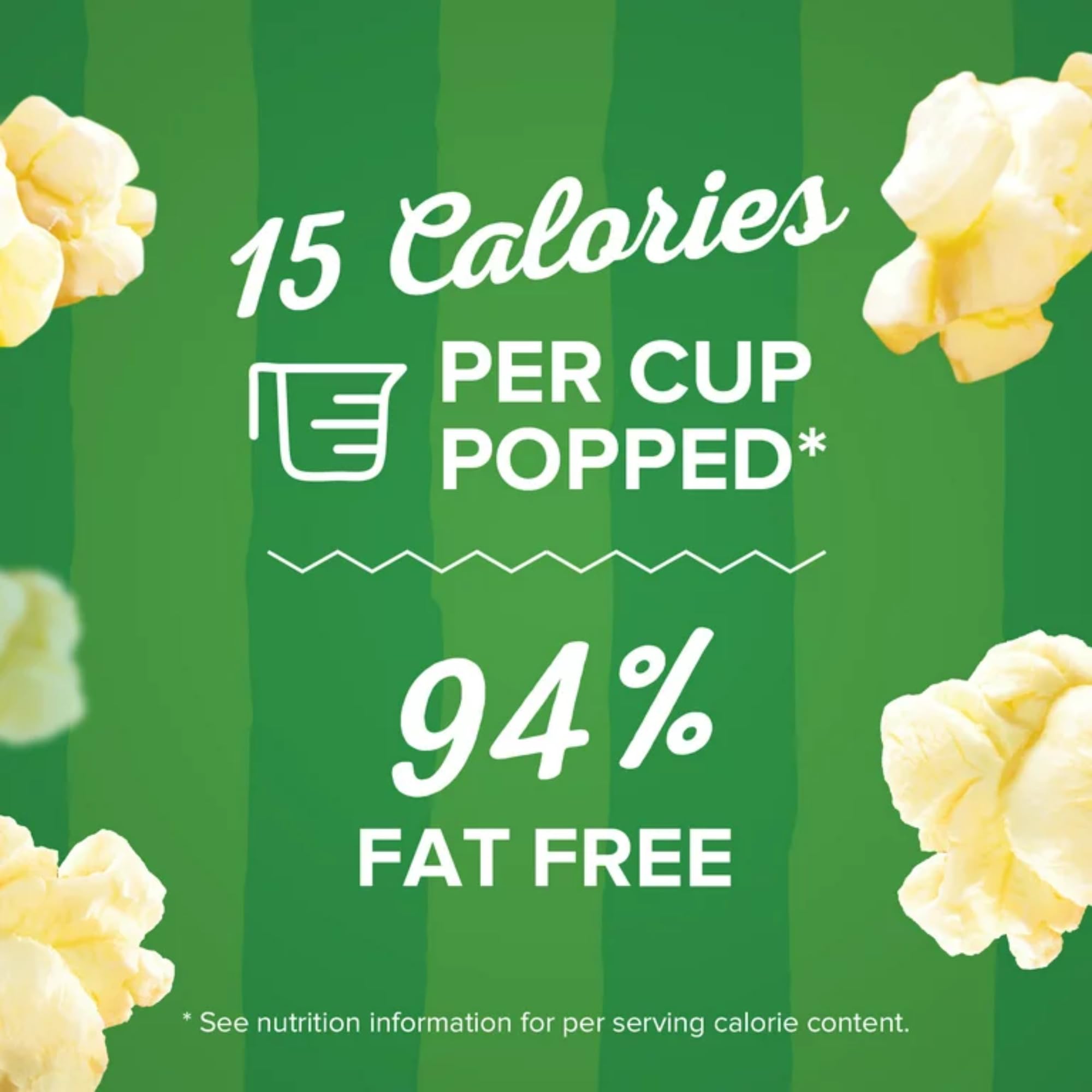 Orville Redenbacher Smart Pop Butter Microwave Popcorn - 12 Mini Bags with Reusable Snack Pouch & Kitchen Hack Card - Perfect for Movie Nights, Office Snacks, and School Lunches