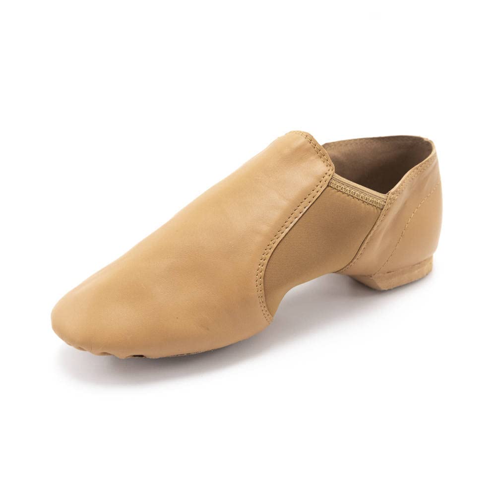 Premium Leather Slip-On Split Sole Jazz Dance Shoes for Women & Men – Comfortable & Flexible for Ballet, Modern Dance & Practice