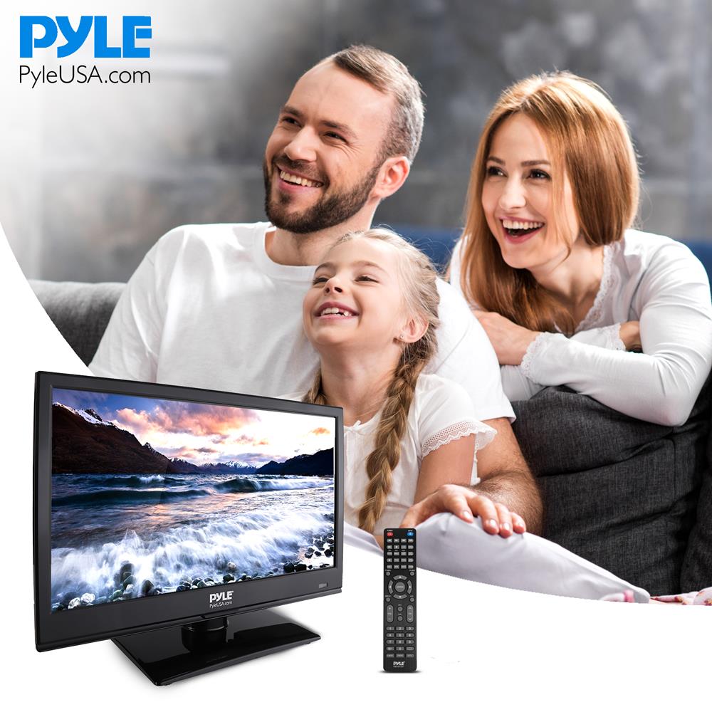 15.6 Inch LED RV Digital TV - Full HD 1080p Flat Screen Monitor with HDMI & USB Ports for Campers, Motorhomes, and Travel Trailers - Perfect for Road Trips and Outdoor Adventures